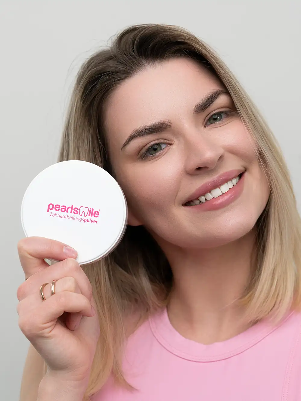 PearlSmile Teeth Whitening Powder – Lemon-Mint – Teeth Powder With Mild Taste